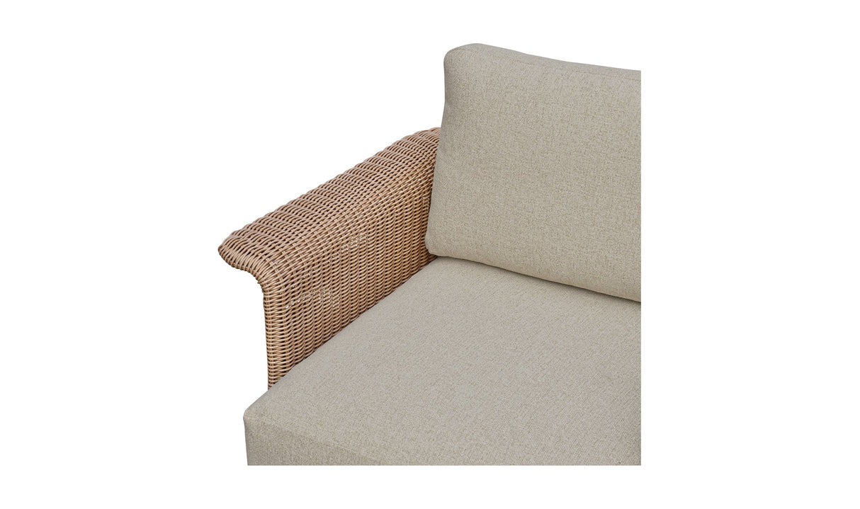 Meredith Outdoor Accent Chair Beige by Moe's Home at Eve Furniture