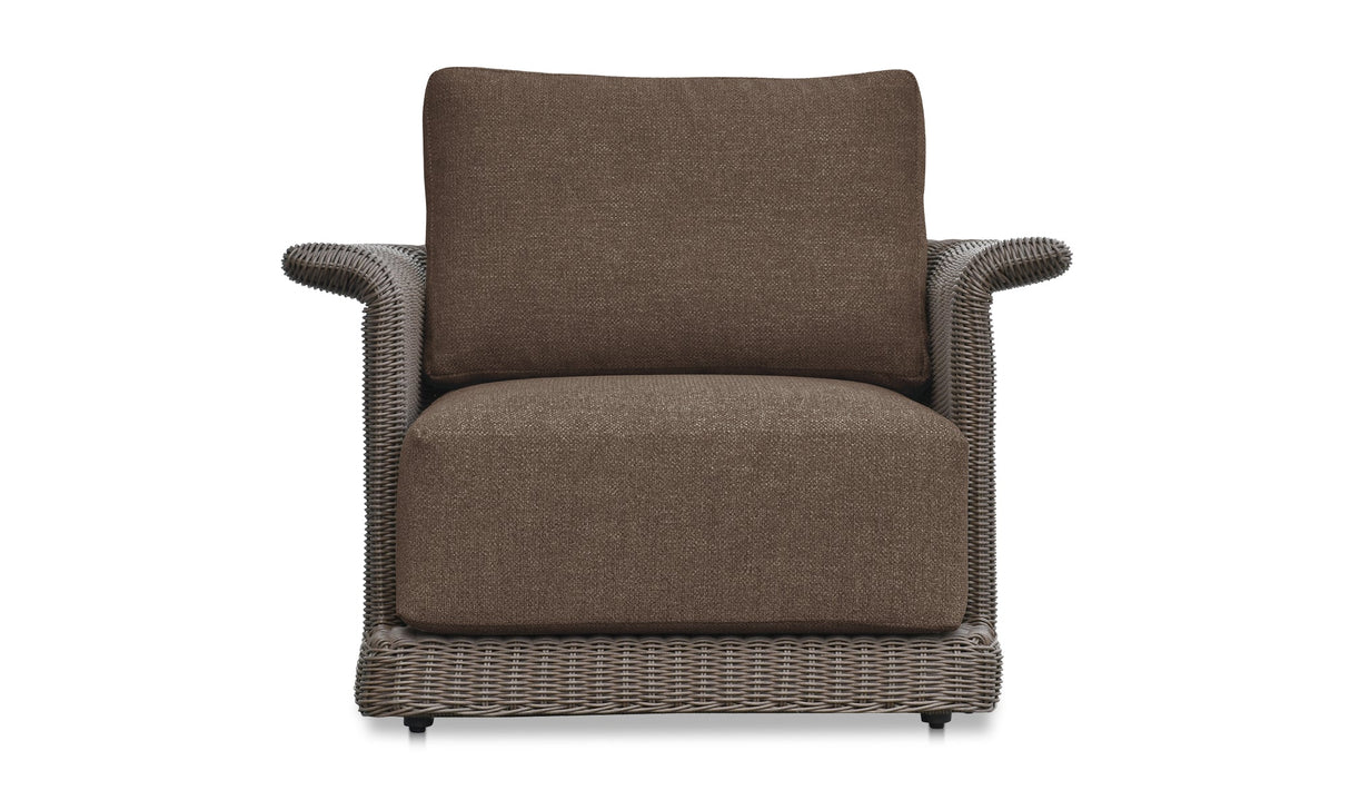 Meredith Outdoor Accent Chair Brown by Moe's Home at Eve Furniture