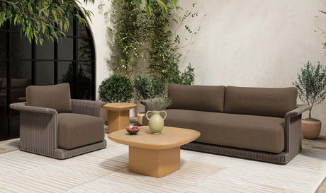 Meredith Outdoor Accent Chair Brown by Moe's Home at Eve Furniture
