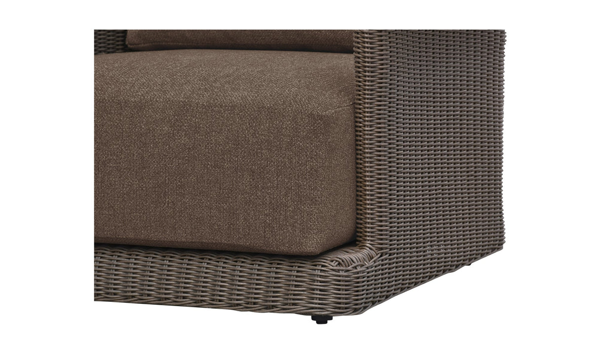 Meredith Outdoor Accent Chair Brown by Moe's Home at Eve Furniture