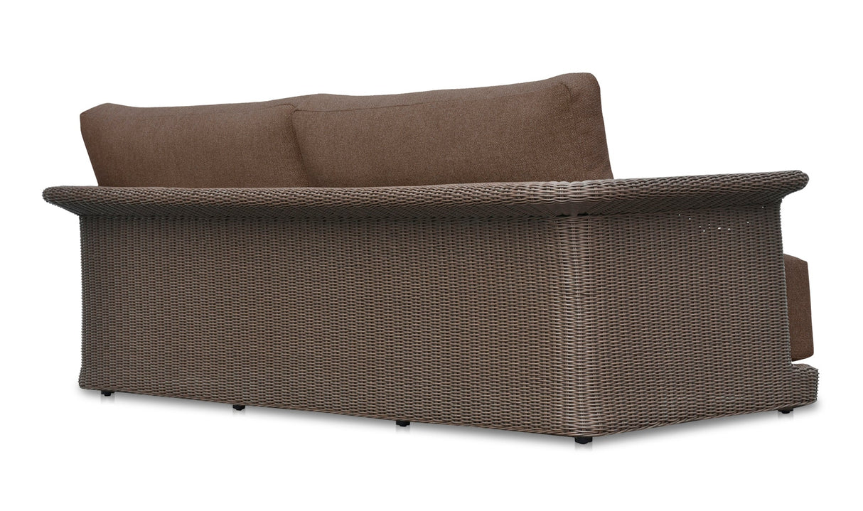 Meredith Outdoor Sofa Brown by Moe's Home at Eve Furniture