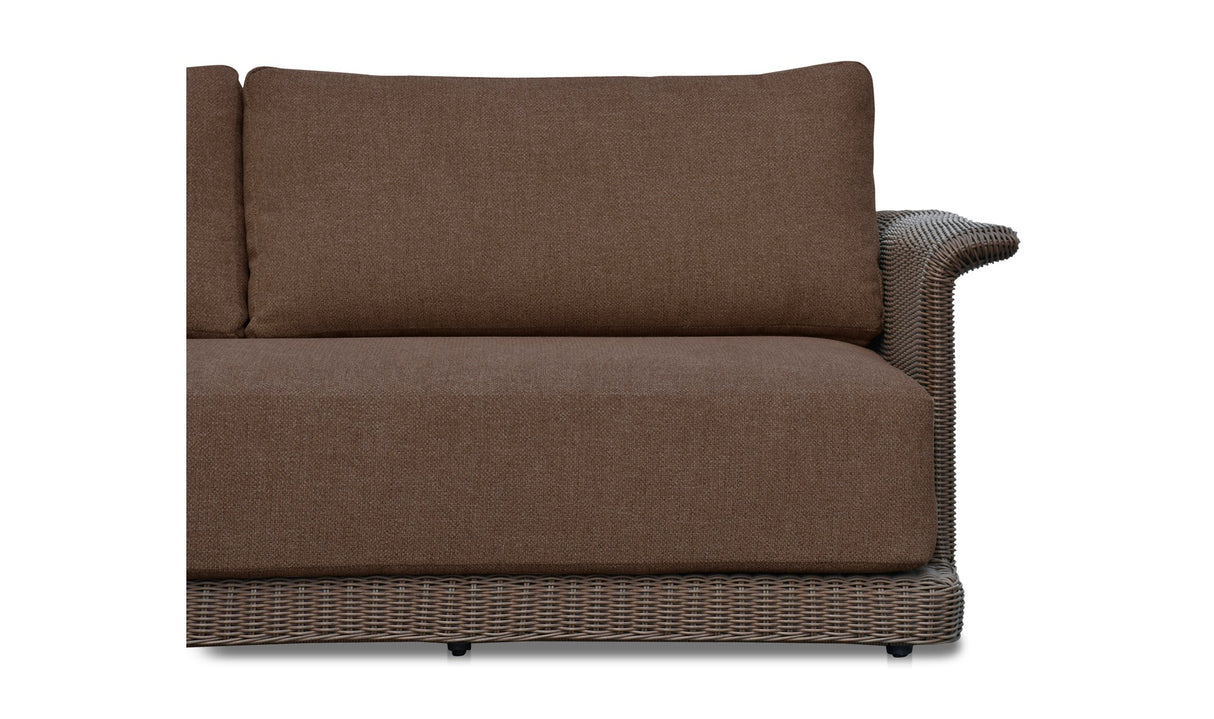Meredith Outdoor Sofa Brown by Moe's Home at Eve Furniture