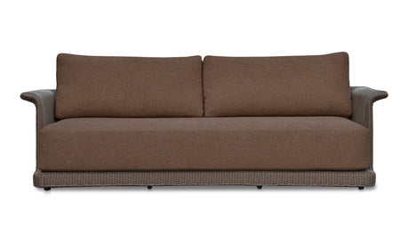 Meredith Outdoor Sofa Brown by Moe's Home at Eve Furniture
