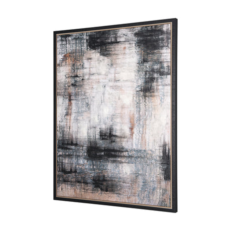 Merge Framed Canvas by Morgan McLaren a Hand Embellished Textured Framed Canvas by Mercana at Eve Furniture