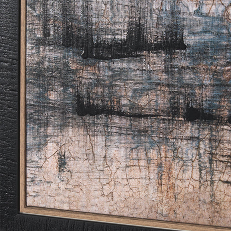 Merge Framed Canvas by Morgan McLaren a Hand Embellished Textured Framed Canvas by Mercana at Eve Furniture