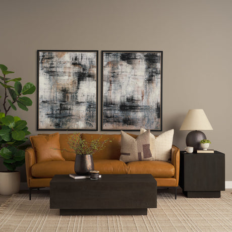 Merge Framed Canvas by Morgan McLaren a Hand Embellished Textured Framed Canvas by Mercana at Eve Furniture