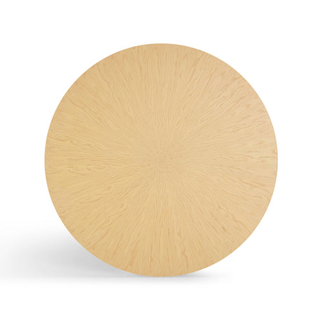Meri Natural Round Dining Table by TOV Furniture at Eve Furniture