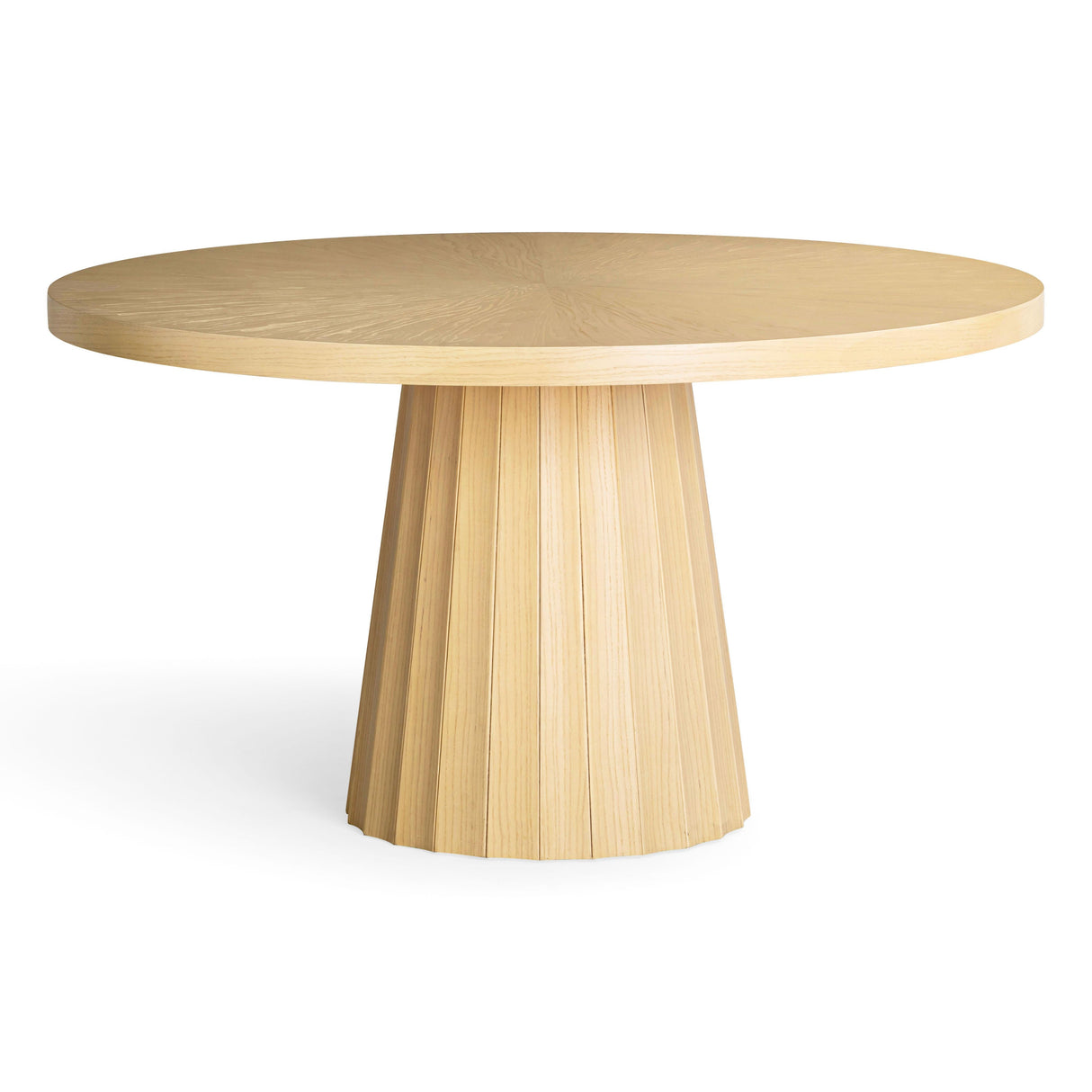 Meri Natural Round Dining Table by TOV Furniture at Eve Furniture