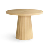 Meri Natural Round Dining Table by TOV Furniture at Eve Furniture