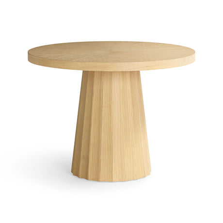 Meri Natural Round Dining Table by TOV Furniture at Eve Furniture