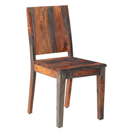 Meridian 17" Wood Dining Chair in Capri Sheesham, Set of 2 by Home Trends & Design at Eve Furniture