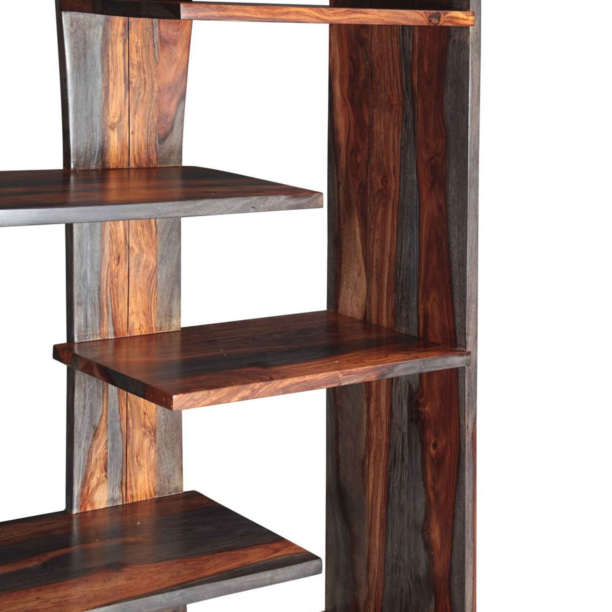Meridian 34" Open Bookshelf in Capri Sheesham by Home Trends & Design at Eve Furniture