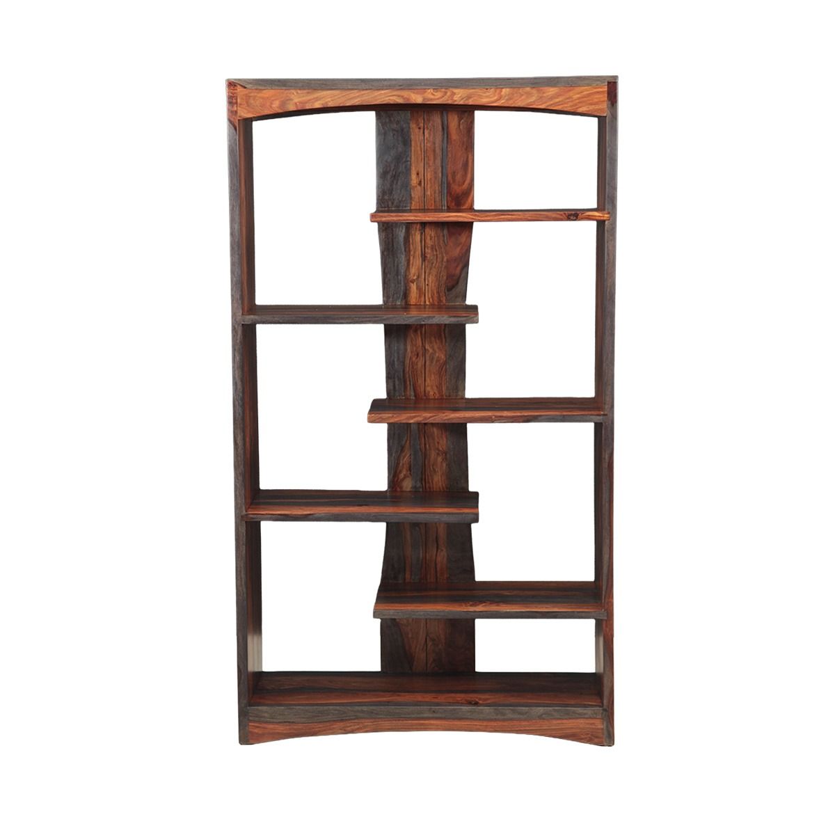 Meridian 34" Open Bookshelf in Capri Sheesham by Home Trends & Design at Eve Furniture