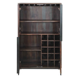 Meridian 35" Wide Tall Bar Cabinet in Capri Sheesham by Home Trends & Design at Eve Furniture