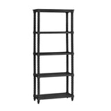 Meridian Black 4 Shelf Etagere by Crestview at Eve Furniture