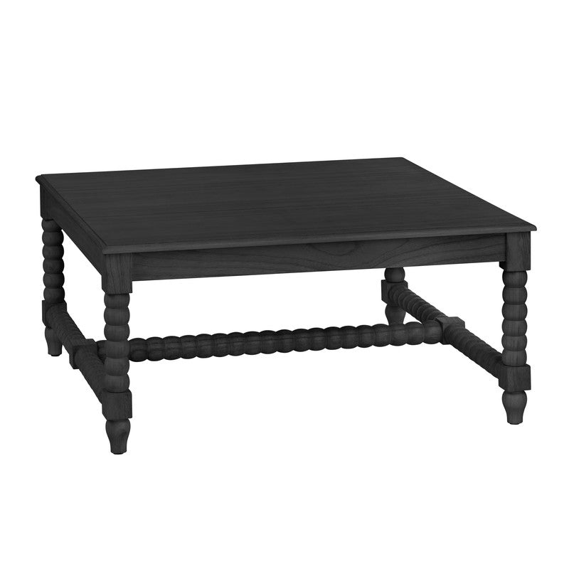 Meridian Black Cocktail Table by Crestview at Eve Furniture