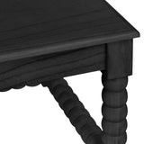 Meridian Black Cocktail Table by Crestview at Eve Furniture