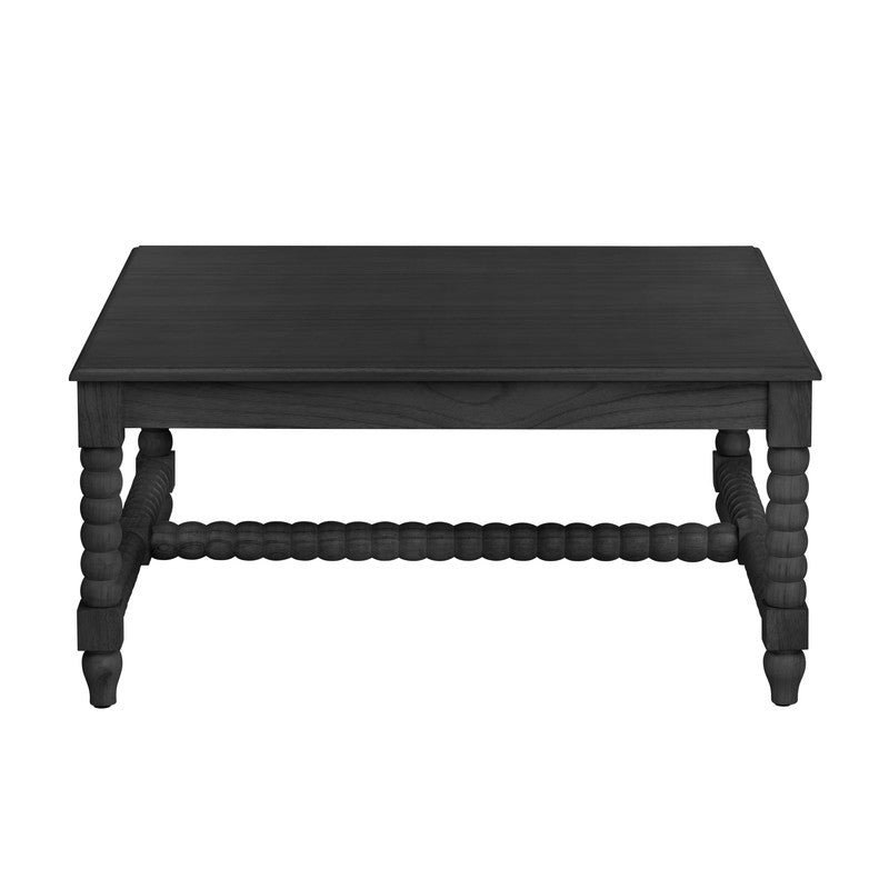 Meridian Black Cocktail Table by Crestview at Eve Furniture