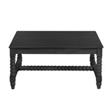 Meridian Black Cocktail Table by Crestview at Eve Furniture