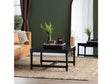 Meridian Black Cocktail Table by Crestview at Eve Furniture