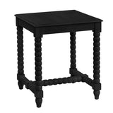 Meridian Black End Table by Crestview at Eve Furniture