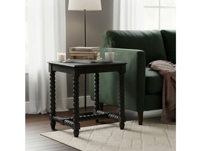 Meridian Black End Table by Crestview at Eve Furniture