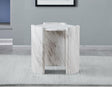 Merino Faux-Marble Round End Table by Steve Silver at Eve Furniture