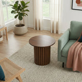 Merlin End Table in Walnut by Ashcroft Furniture at Eve Furniture