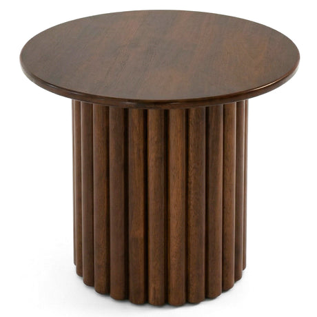 Merlin End Table in Walnut by Ashcroft Furniture at Eve Furniture