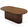 Merlin Oval Walnut Dining Table by Ashcroft Furniture at Eve Furniture