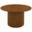 Merlin Solid Wood Walnut Round Dining Table by Ashcroft Furniture at Eve Furniture