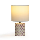 Merlot White Capiz Shell Table Lamp by TOV Furniture at Eve Furniture