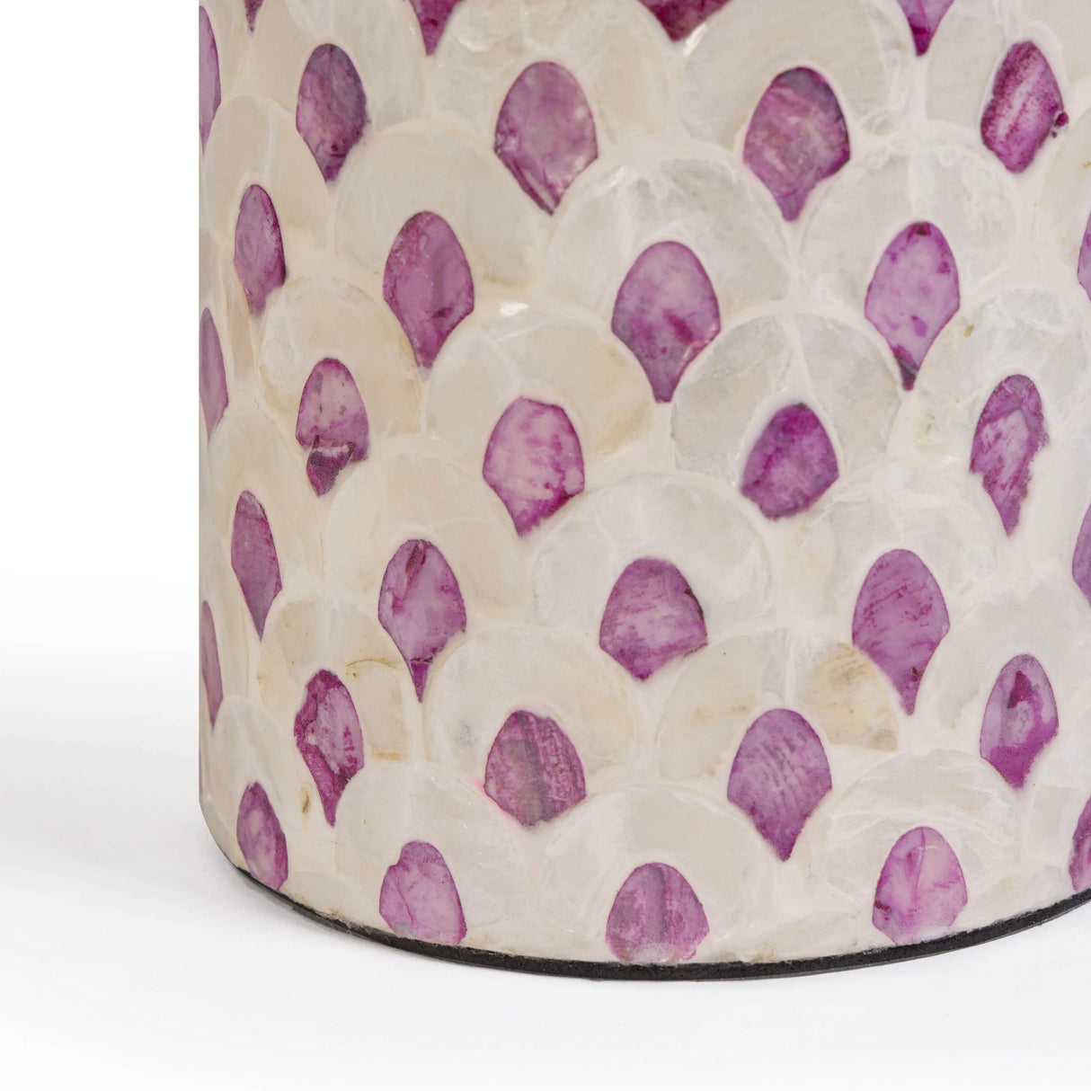 Merlot White Capiz Shell Table Lamp by TOV Furniture at Eve Furniture
