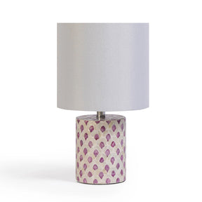 Merlot White Capiz Shell Table Lamp by TOV Furniture at Eve Furniture