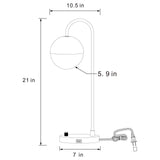 Merrick Round Arched Table Lamp Gold by Coaster at Eve Furniture