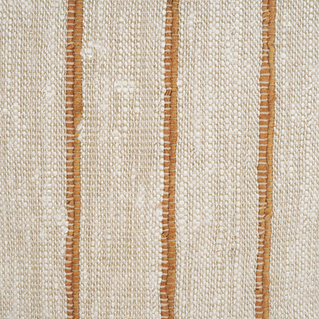 Merrick Square Natural Beige w/ Orange Stripes Decorative Pillow by Mercana at Eve Furniture