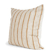 Merrick Square Natural Beige w/ Orange Stripes Decorative Pillow by Mercana at Eve Furniture