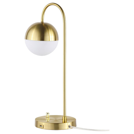 Merrick Round Arched Table Lamp Gold by Coaster at Eve Furniture