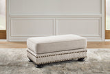 Merrimore Linen Ottoman