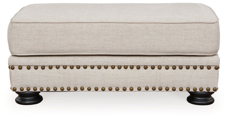 Merrimore Linen Ottoman