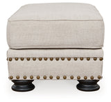 Merrimore Linen Ottoman