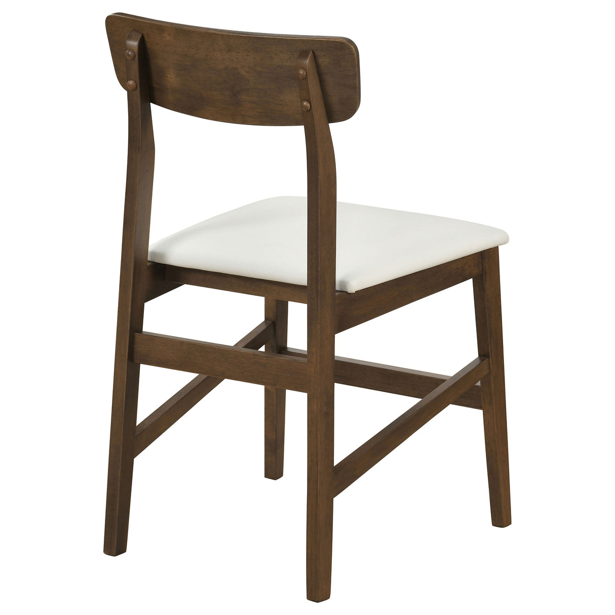 Merrin Off White And Walnut Dining Side Chair (Set of 2) by Coaster at Eve Furniture