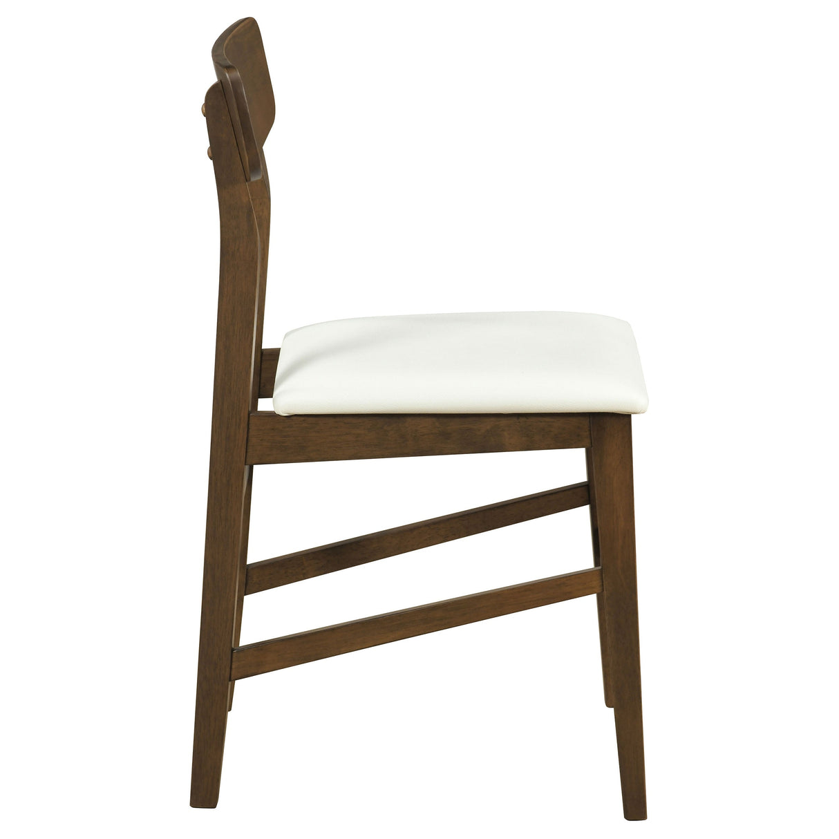Merrin Off White And Walnut Dining Side Chair (Set of 2) by Coaster at Eve Furniture