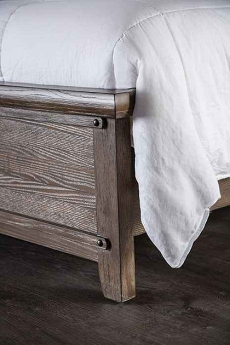 Merthyr Brown 4-Piece Queen Bedroom Set by Furniture of America at Eve Furniture