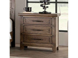 Merthyr Brown Nightstand by Furniture of America at Eve Furniture