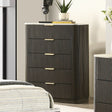 Merthyr Dark Walnut Chest by Furniture of America at Eve Furniture