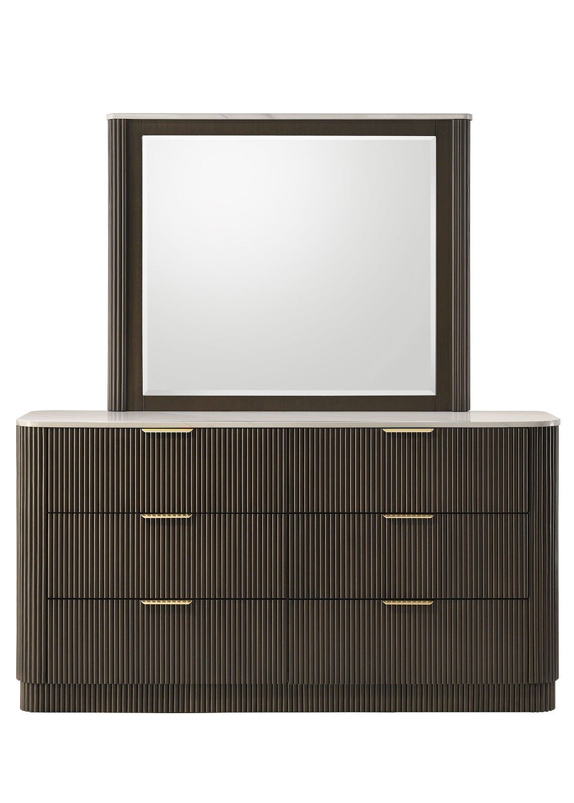 Merthyr Dark Walnut Dresser by Furniture of America at Eve Furniture