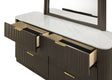 Merthyr Dark Walnut Dresser by Furniture of America at Eve Furniture