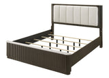 Merthyr Dark Walnut Queen Bed by Furniture of America at Eve Furniture