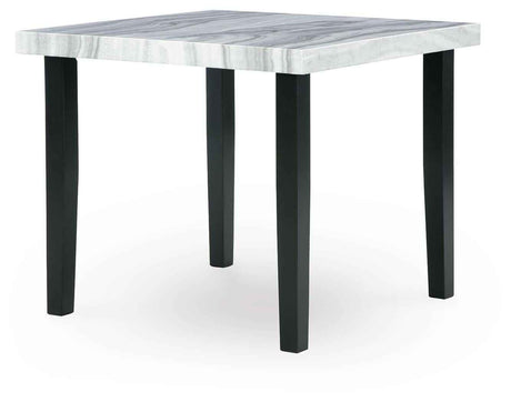 Mervannie Gray/Black Counter Height Dining Set by Ashley at Eve Furniture